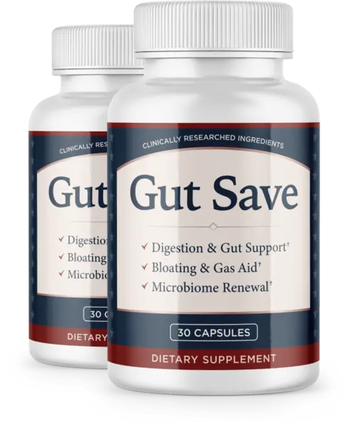 Two bottles of Gut Save
